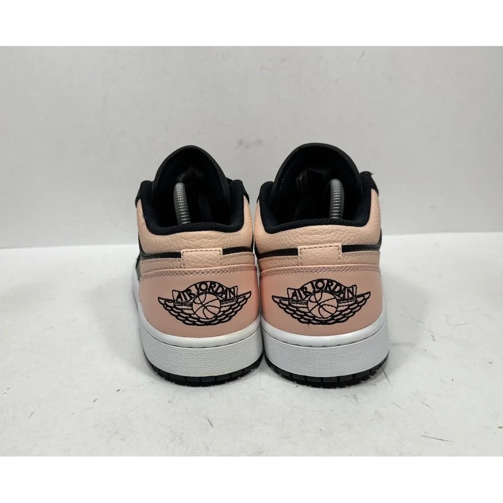 Nike Air Jordan 1 Low Crimson Tint Black Pink Men's Size 9 553558-034 Shoes